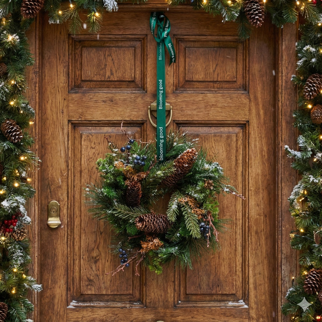 Luxe Kunst Kerstkrans 30 CM | K.01